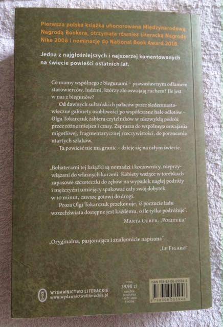 Olga Tokarczuk - Bieguni - autograf zdobyty osobiście.