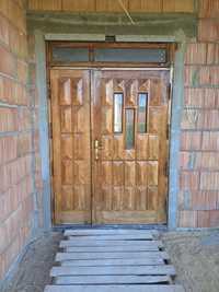 Drzwi dębowe budowlane 150cm x 224cm