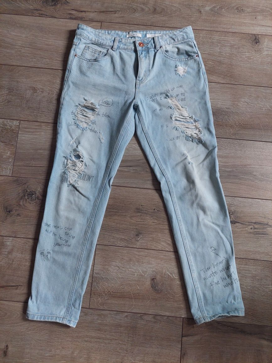 Jeansy boyfriend, Stradivarius rozm.38