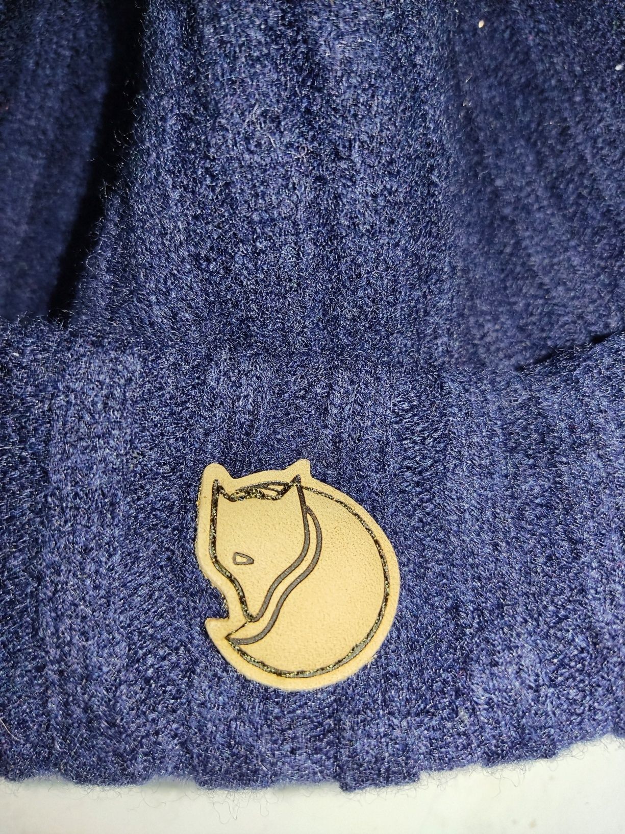 Шапка Fjallraven шерсть унисекс ,подворот,