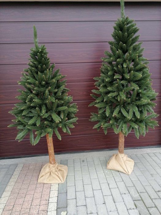 wysyłka choinka sztuczna na pniu świerk choinki święta świąteczne