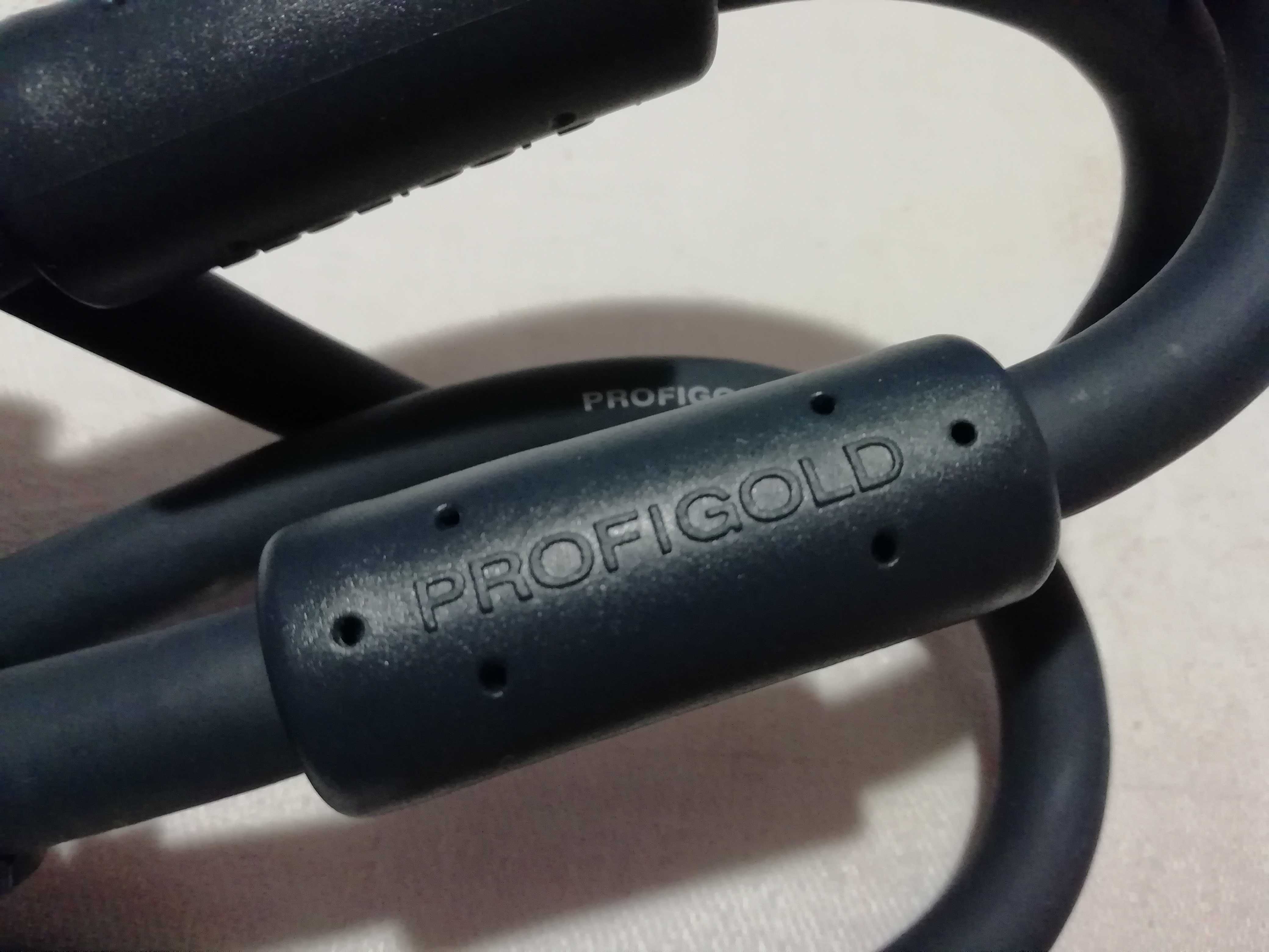 Kabel PROFIGOLD SCART EURO 1,5 metra gruby, pozłacane złącza