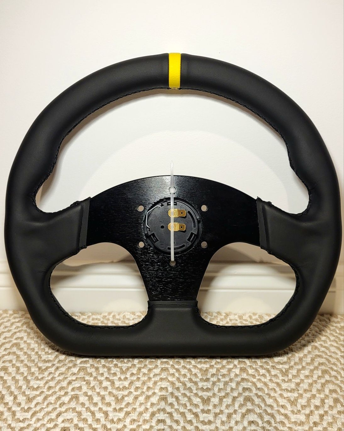 Kierownica/obręcz D-shape 33 cm + adapter TK Customs - Thrustmaster