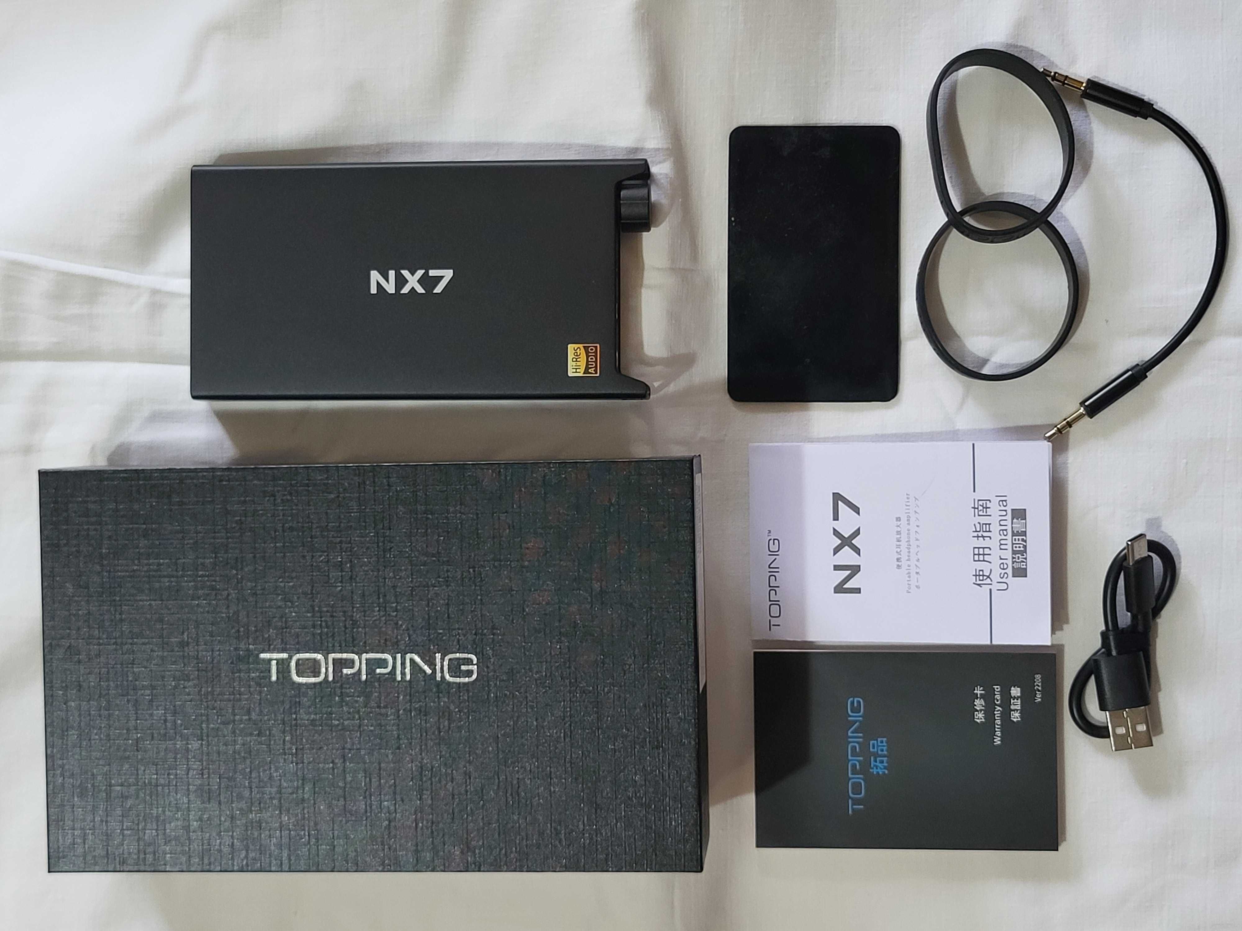 Потужний портативний підсилювач для навушників TOPPING NX7