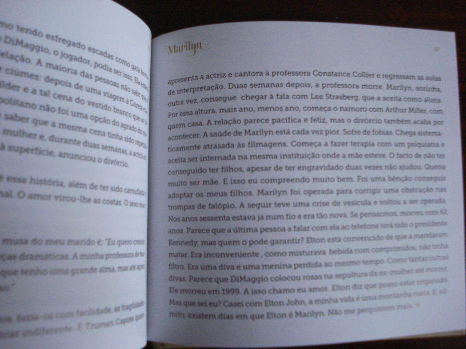 CD + Livro de Marilyn MONROE