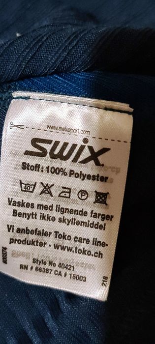 Odzież termiczna męska bluzka SWIX rozm S 100 % poliester bluza