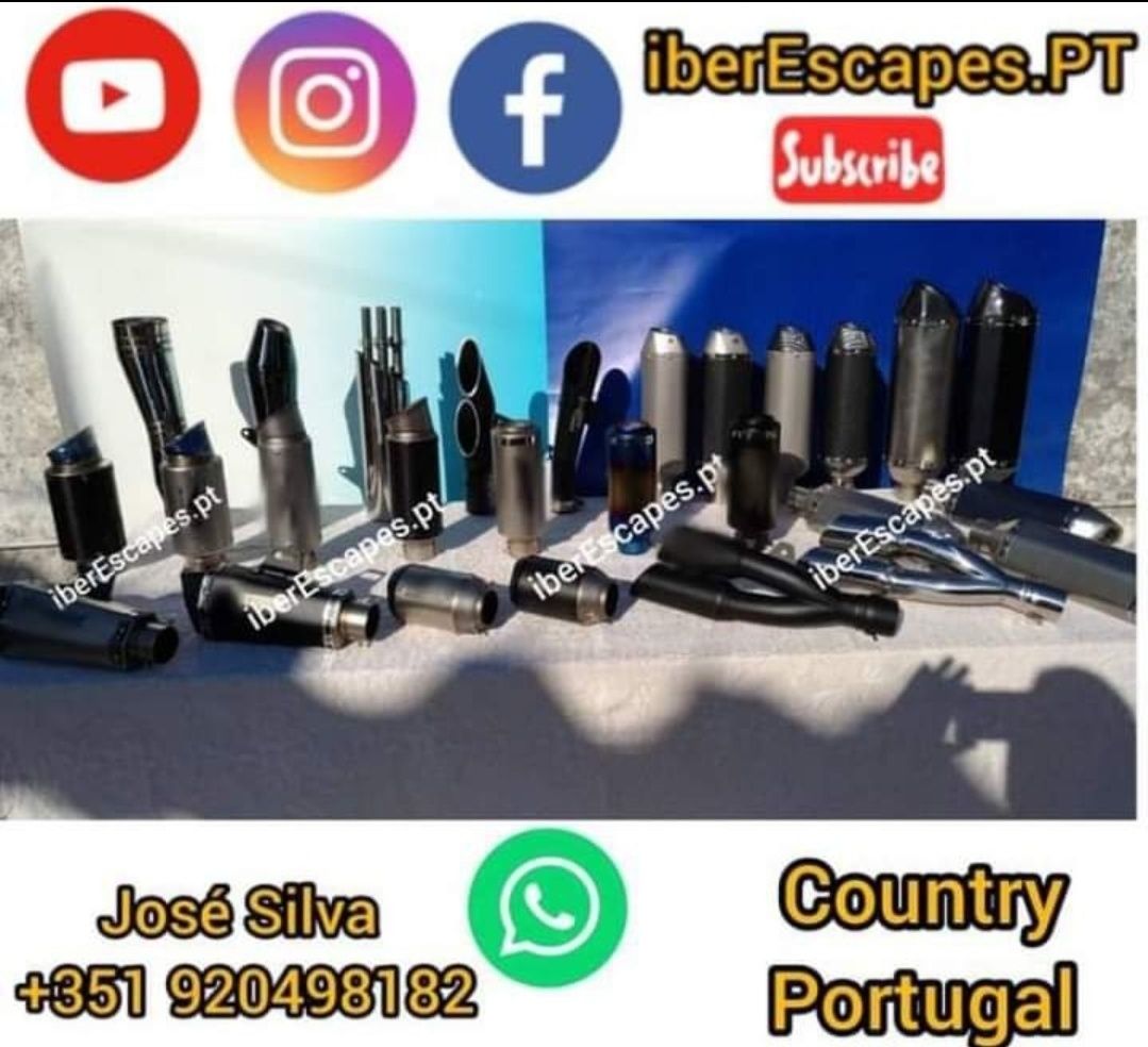 Yamaha MT 125 R125 linha completa coletor ponteira escape #iberEscapes