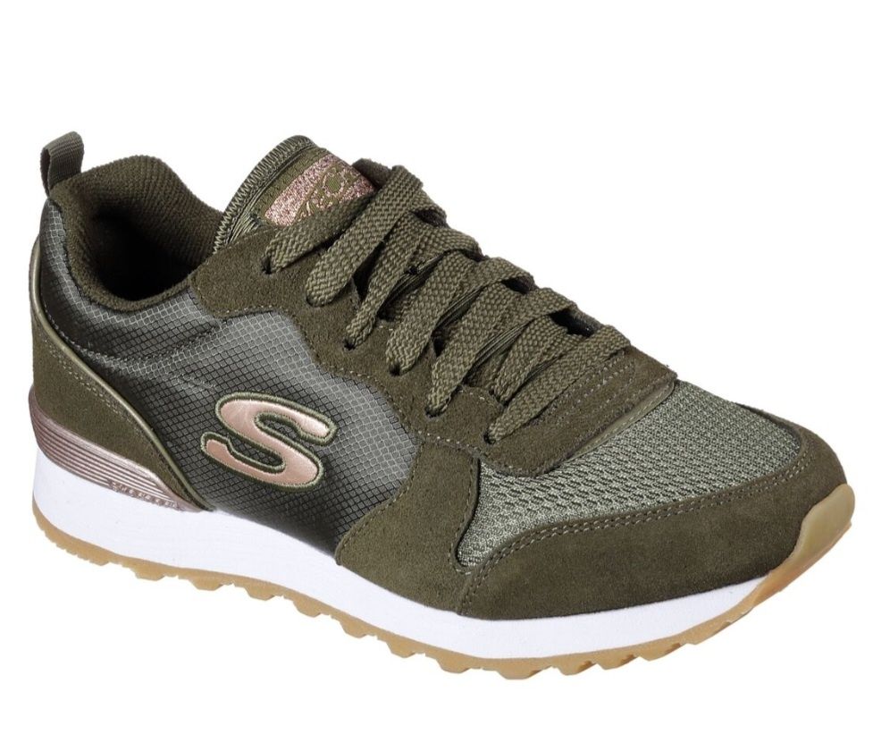 Ténis sketchers verde OG 85 - Goldn Gurl