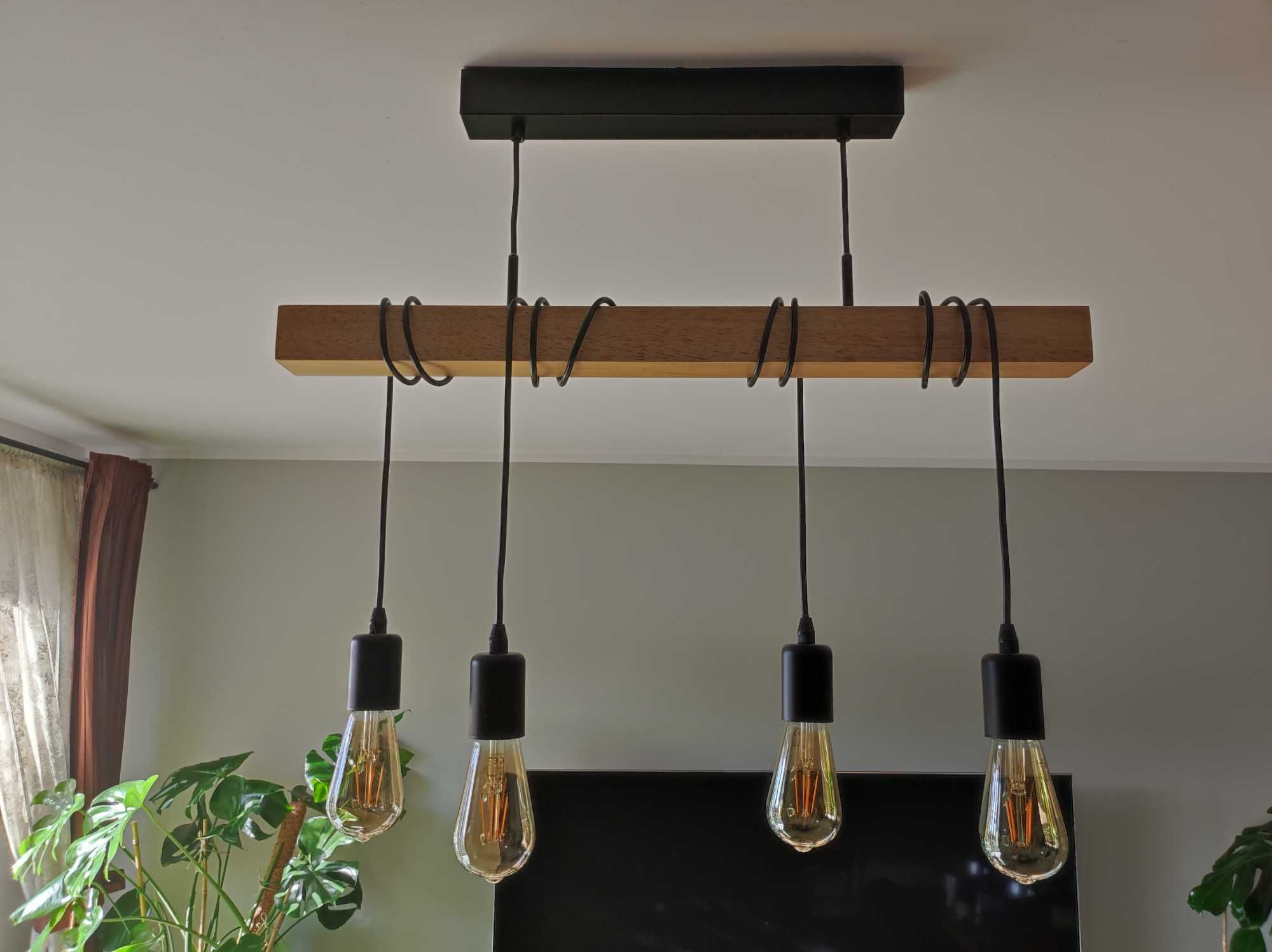 Lampa żyrandol loft