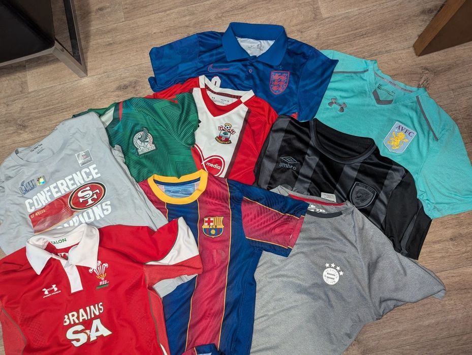 Спортивні, футбольні футболки Mexico, Aston Villa, England, Barcelona