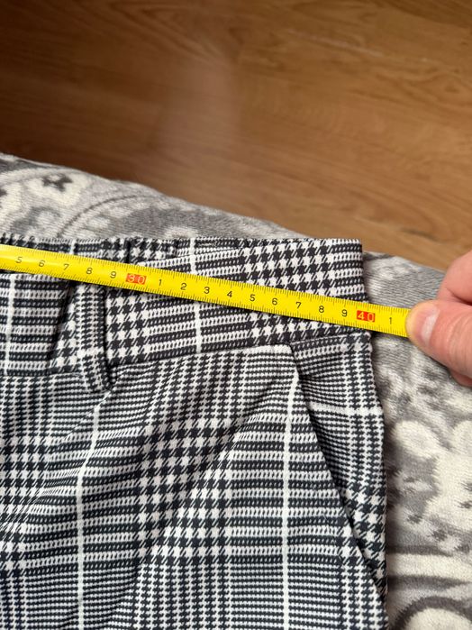 Spodnie męskie w kratę