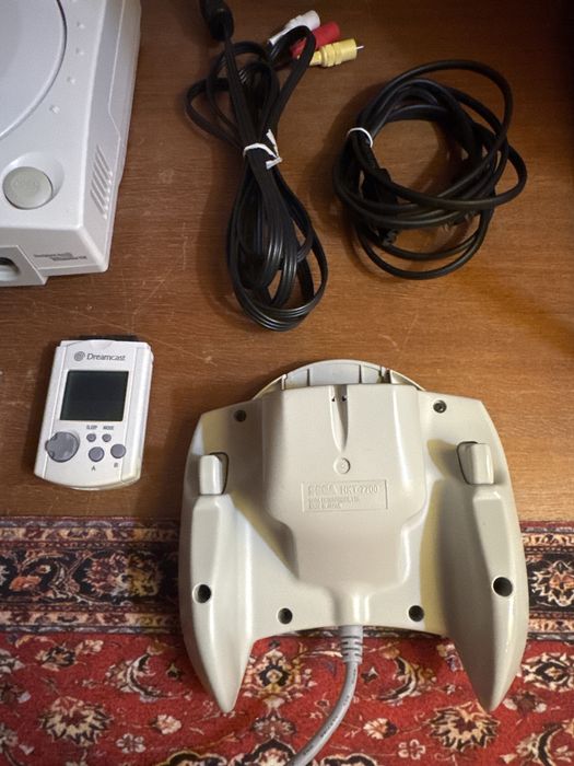 Konsola Sega Dreamcast z Padem i kartą pamięci VMU