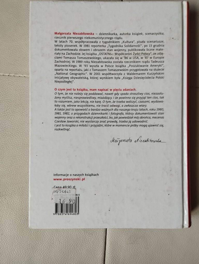 Niezabitowska Prawdy jak chleba