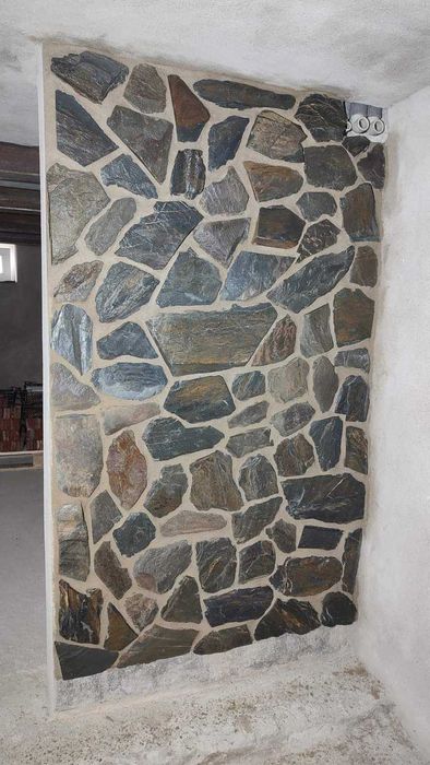 Kamień 25 m2 łupek szarogłaz naturalny na elewację gr 1-3 cm z dostawą