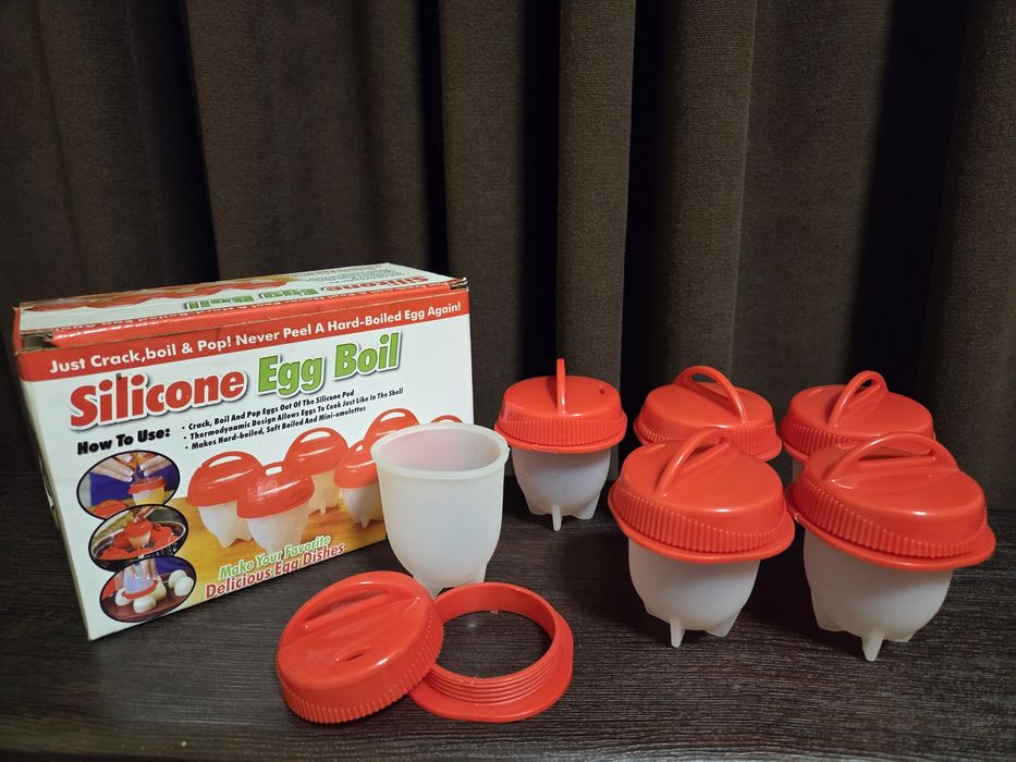 Силіконові форми для варіння яєць без шкаралупи EGG Boil