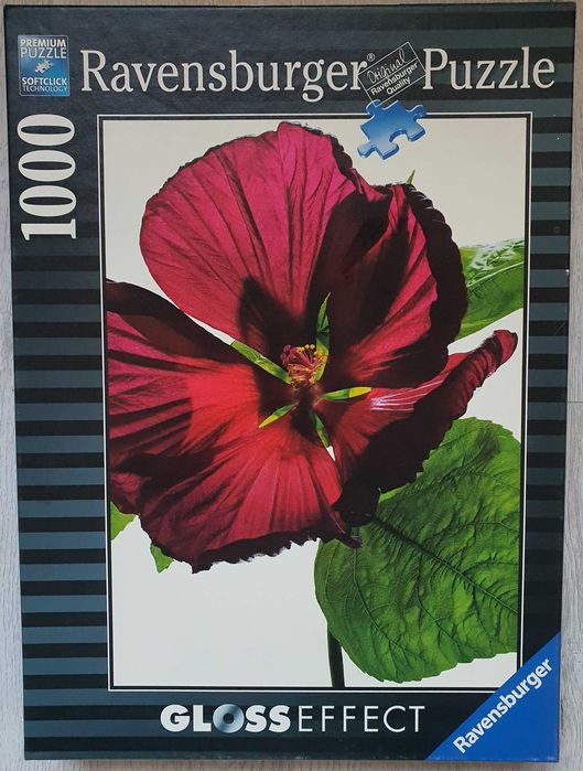 Puzzle GLOSS EFFECT Hibiskus # Ravensburger 1000 #