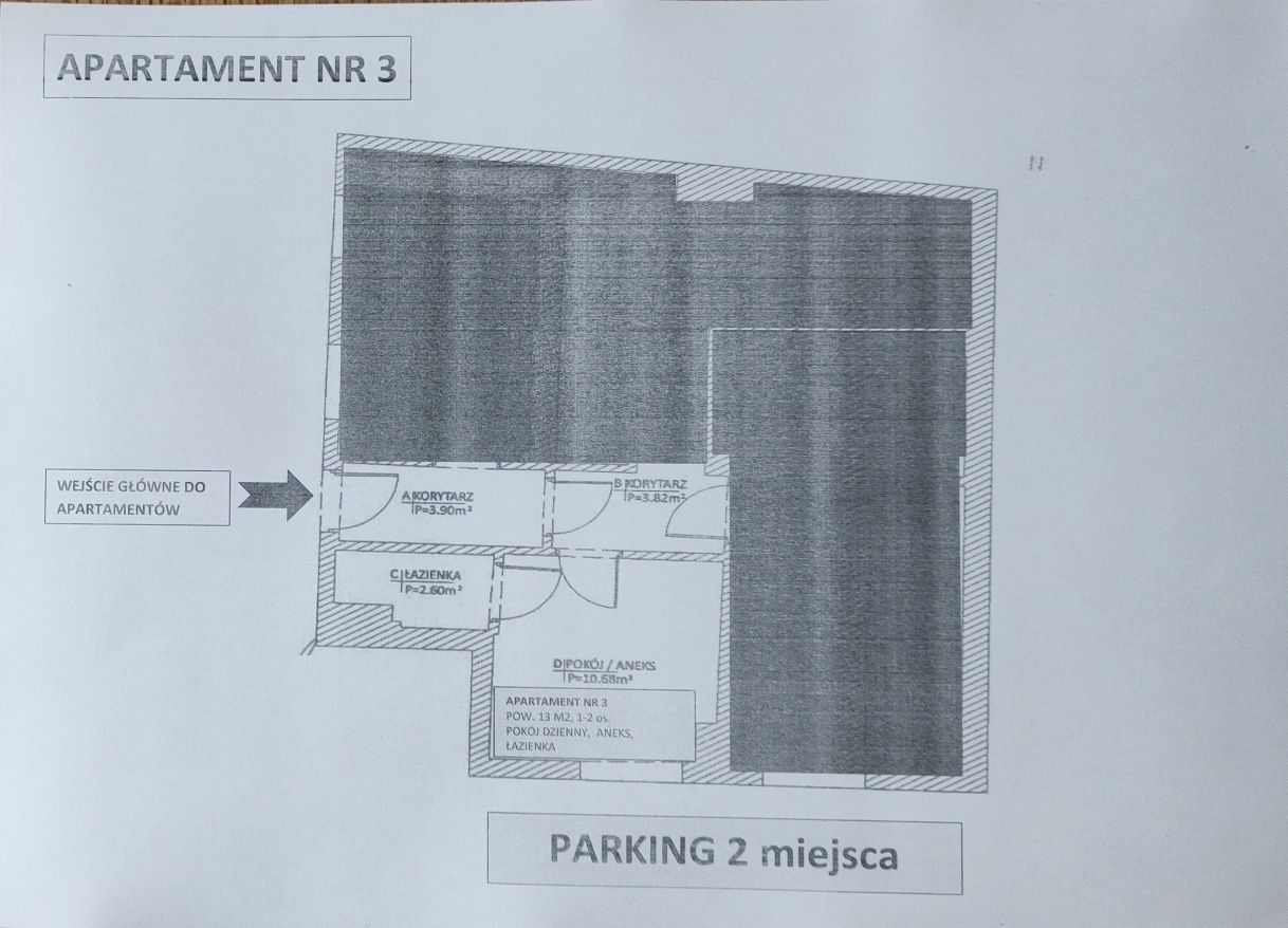 Apartament 3 w Lądku Zdrój 1 - 2 osobowy