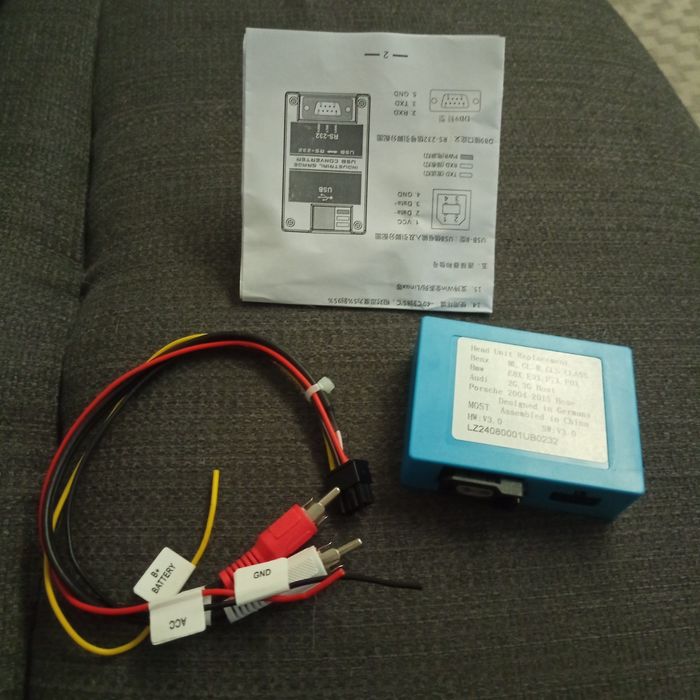 Descodificador fibra ótica