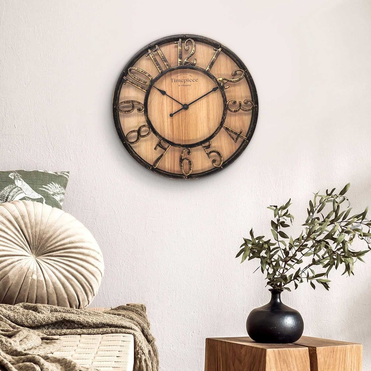 Часы настенные винтажные Wall Art 30 см