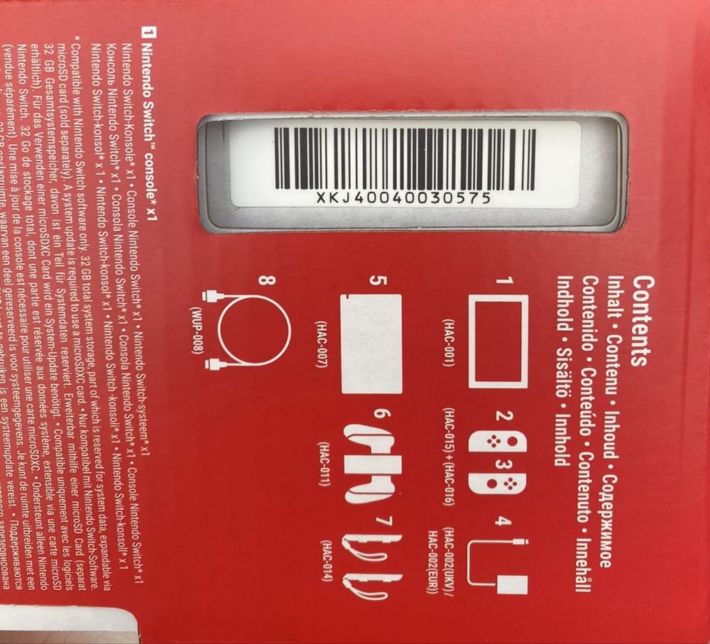 Нові! Приставка Nintendo Switch Neon Blue-Red (Upgraded version V2) EU