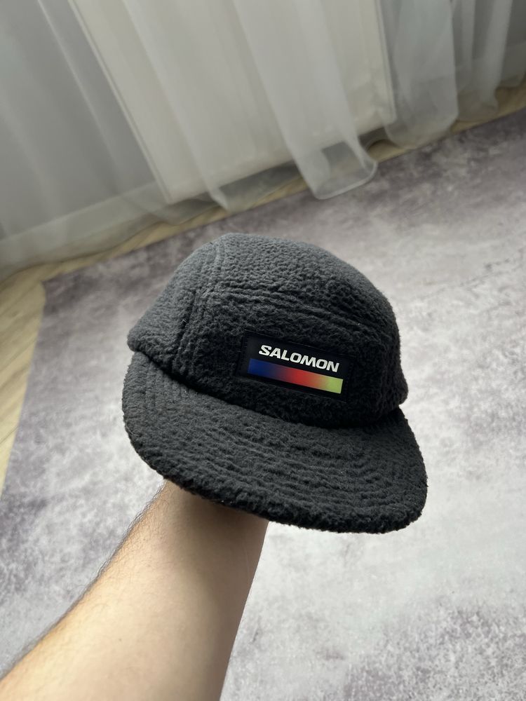 Нова ! Чоловіча флісова кепка 5-Panel  Salamon