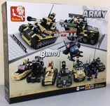 Конструктор Sluban M38-B0588 Танк Бронетранспортер БТР