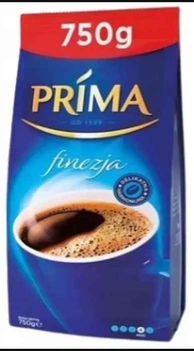 Prima finezja kawa mielona 4*750g niebieska razem 3kg
