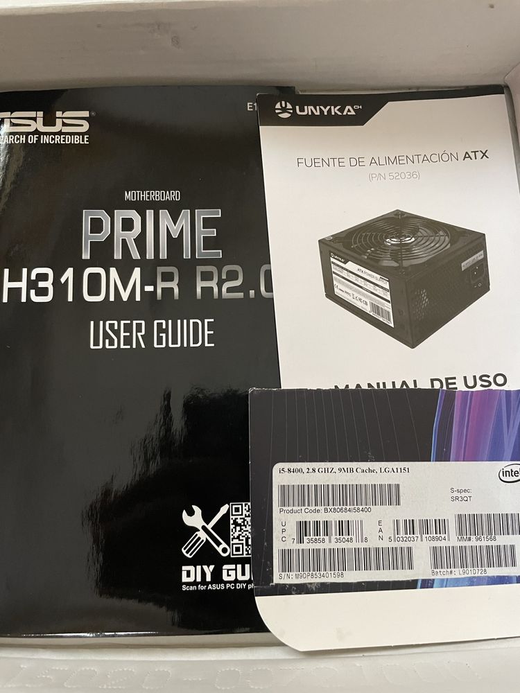 i5 8400 + Motherboard h310M-R R2.0