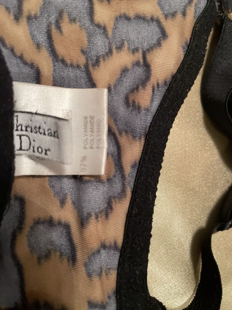 John Galliano dla Christian Dior Top biustonosz y2K rozm 75C