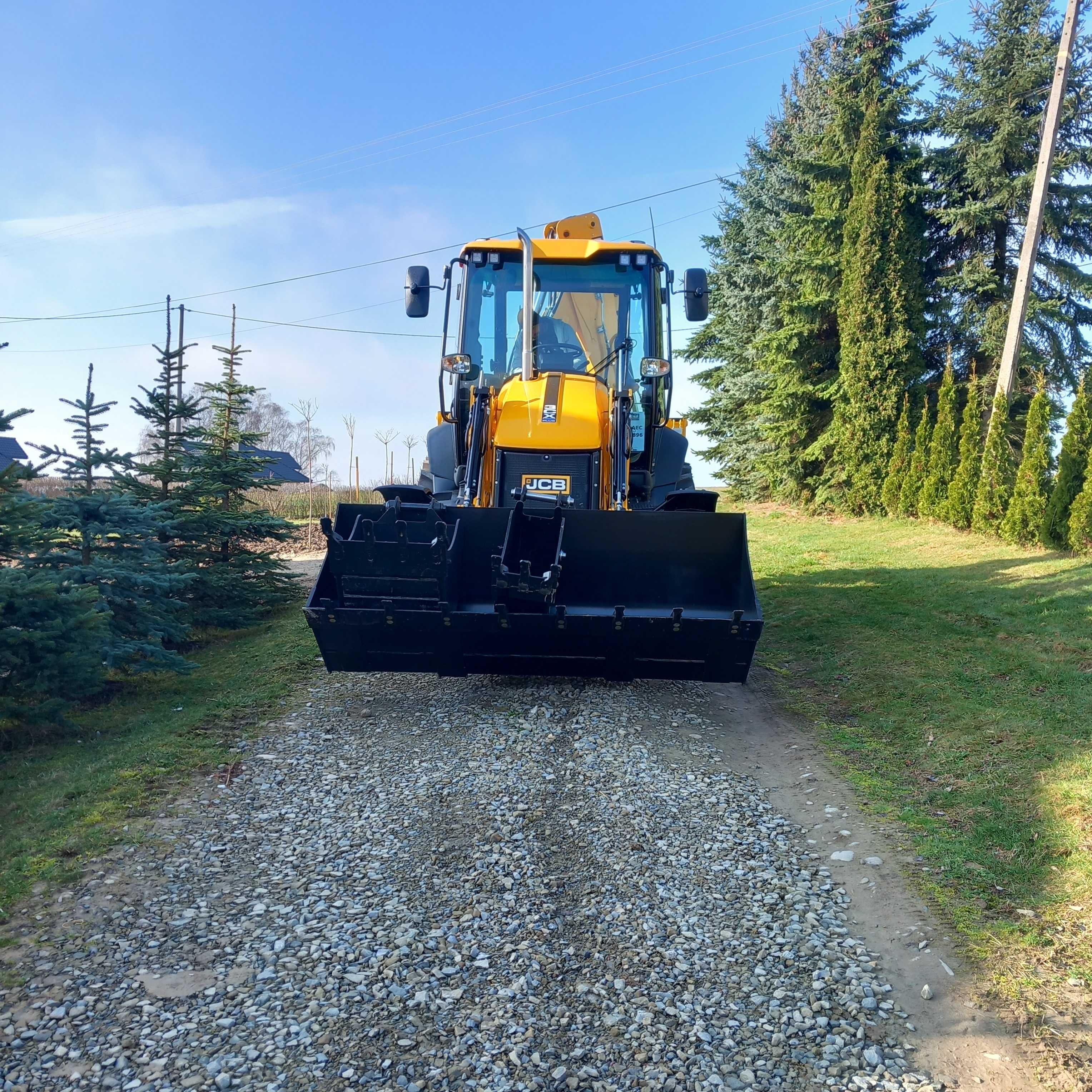 Usługi koparko ładowarką JCB 3CX oraz minikoparką Kubota 3.5 t