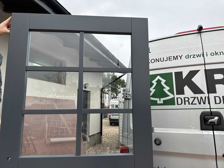 DRZWI ZEWNĘTRZNE Drewniane Grubość  75 mm  CAŁA POLSKA