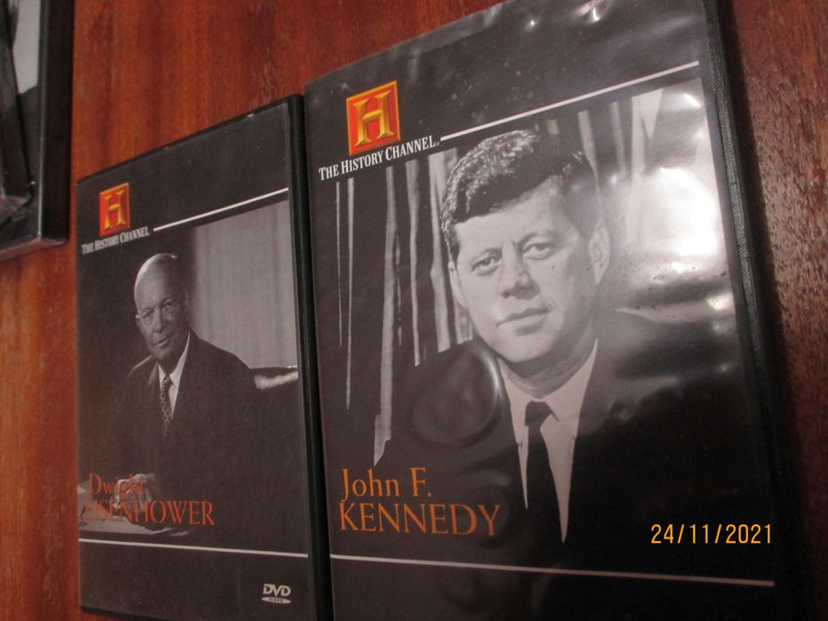 6 DVD's de 6 lideres da História Mundial