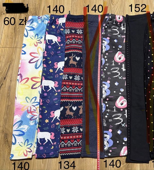 Zestaw ciuszków dziewczynka 122-140