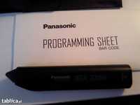 Panasonic Programming Sheet Bar Code