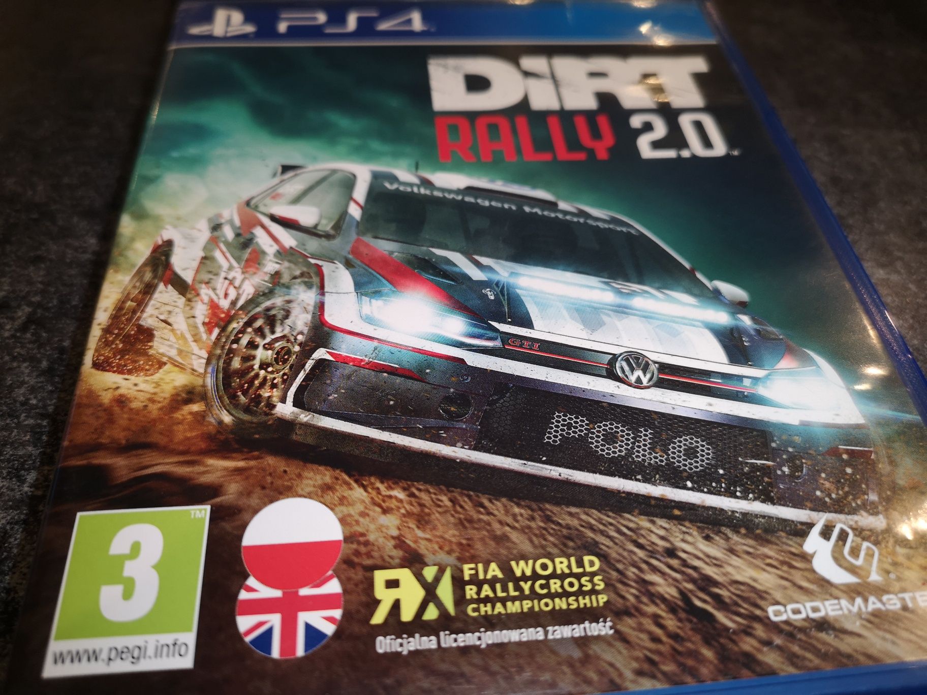 Dirt Rally 2.0 PS4 gra PL (kontynuacja Colin McRae) SKLEP Ursus