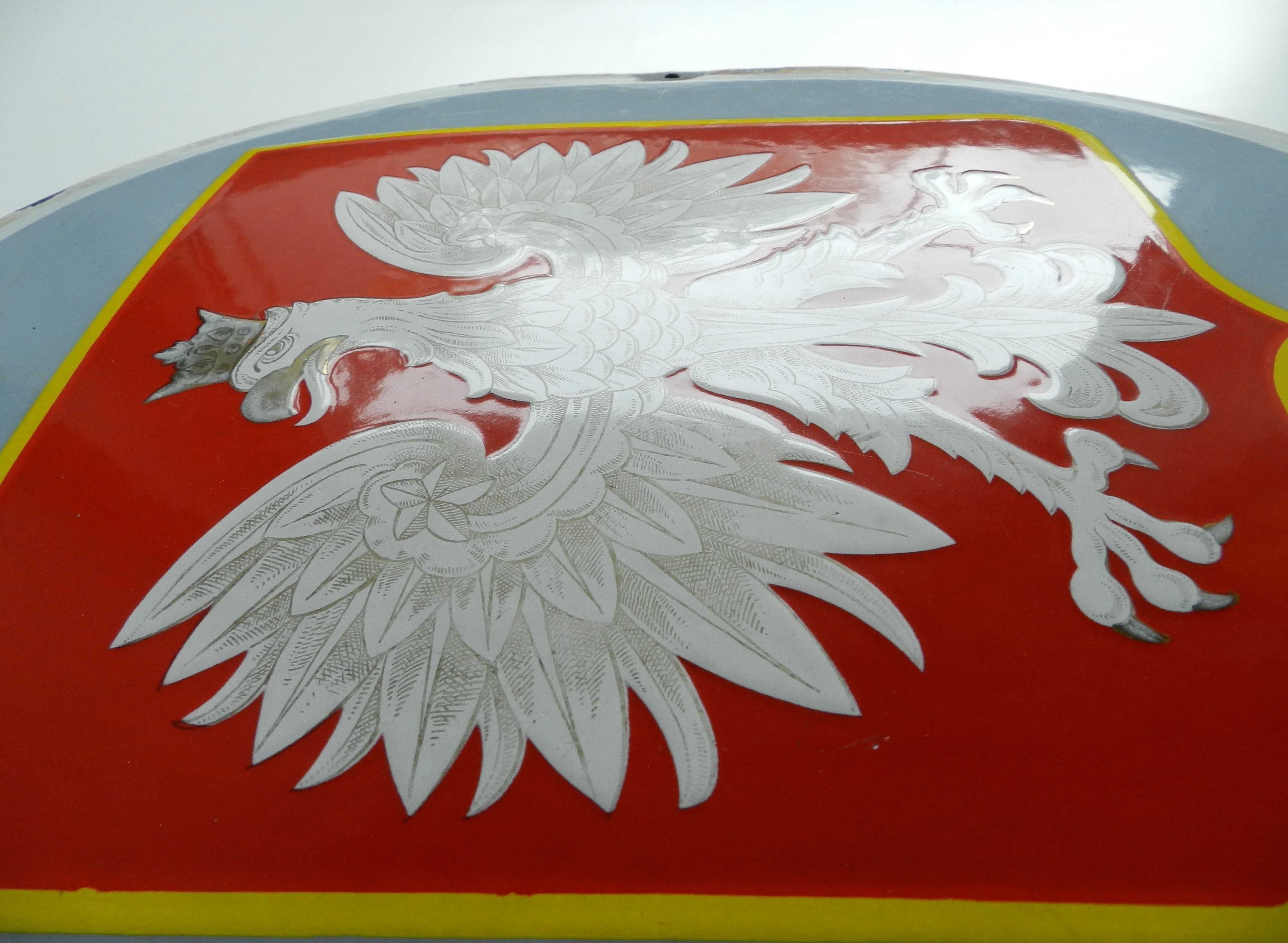 orzeł państwowy wz.1927 emaliowana tablica oryginalne godło II RP 1939