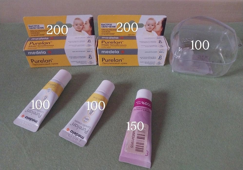 Крем для сосків Purelan при гв, накладки на соски