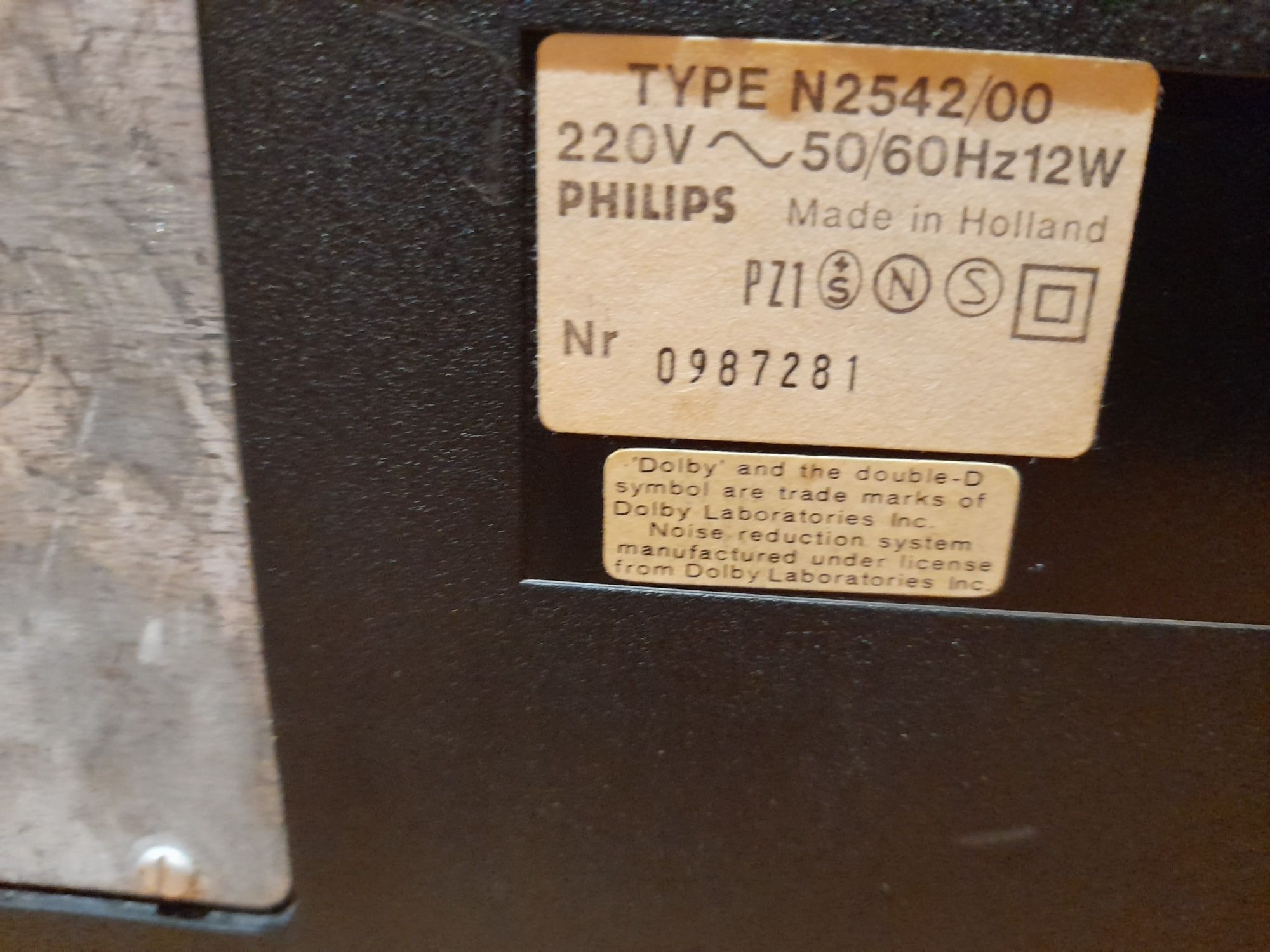 Magnetofon kasetowy Philips n2542