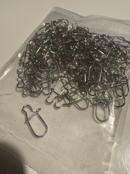 Agrafka wędkarska 100szt nowe