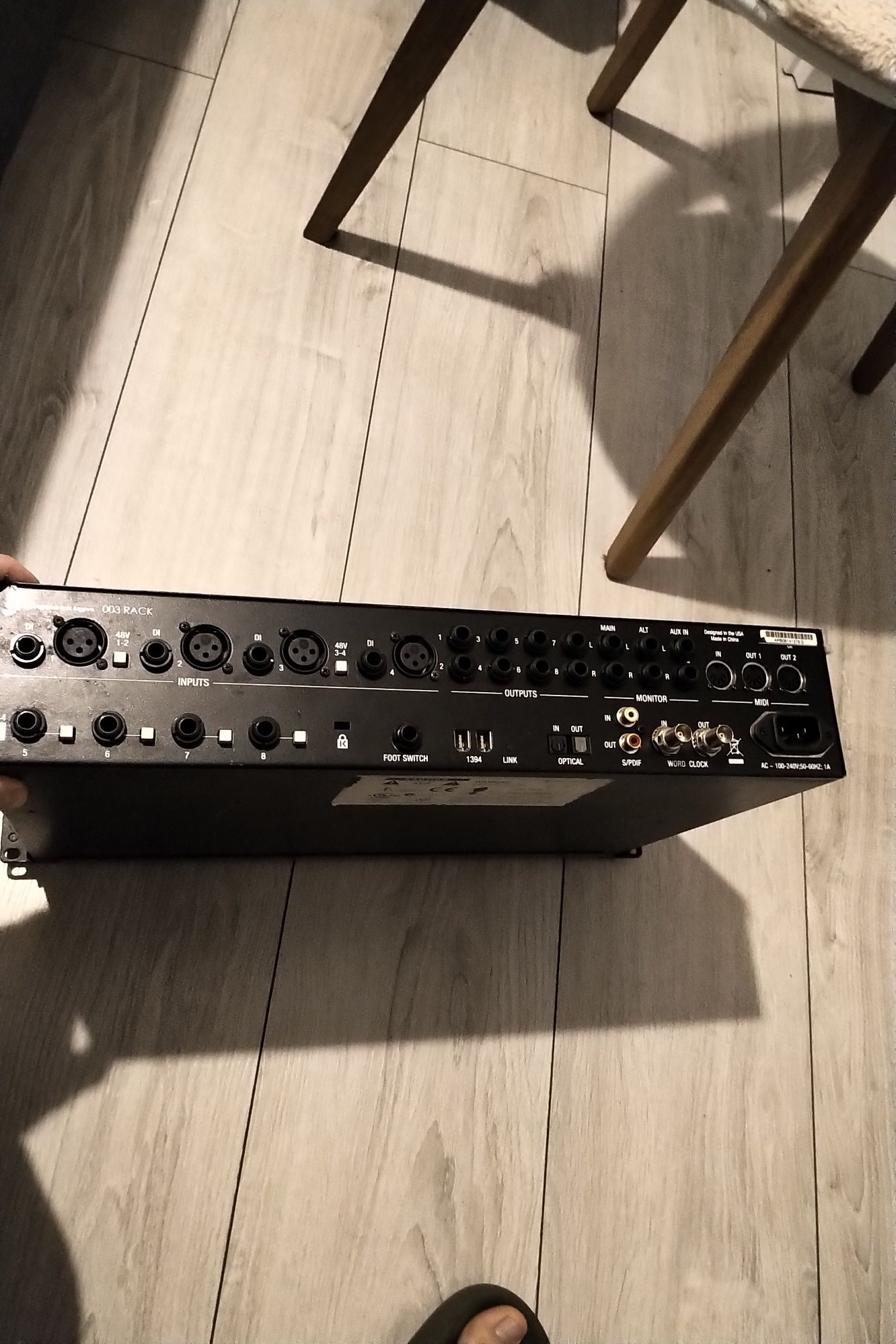 audio interfejs studyjny AVID Digidesign 003 Rack (RME, Apollo)