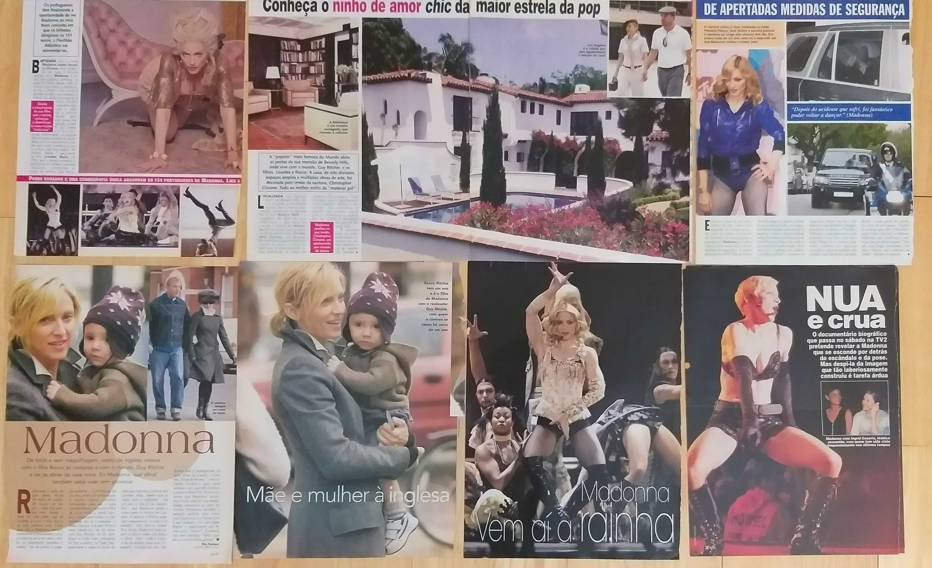 MADONNA revistas posters artigos