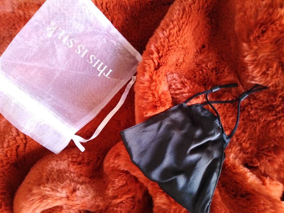 Máscara de rosto seda pura mais alta qualidade (22 momme) THIS IS SILK