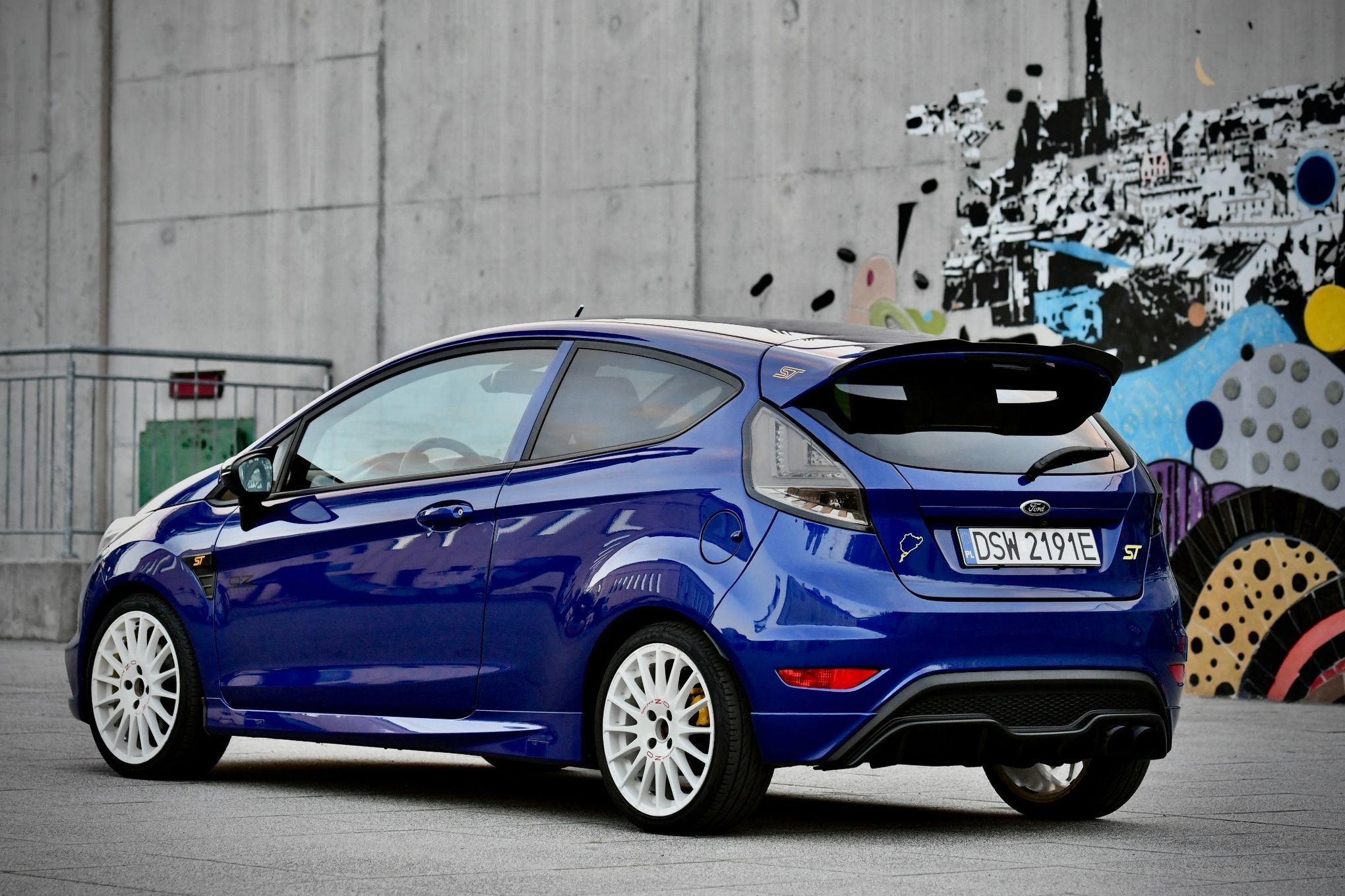 Ford Fiesta FORD FIESTA - 250HP, Recaro, Hybrydowe Turbo, downpipe, Oz R - FOTO!