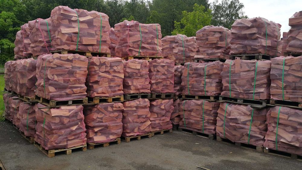 Drewno Kominkowe BRZOZA - Opał Brzozowy - Drewno Opałowe na palecie!