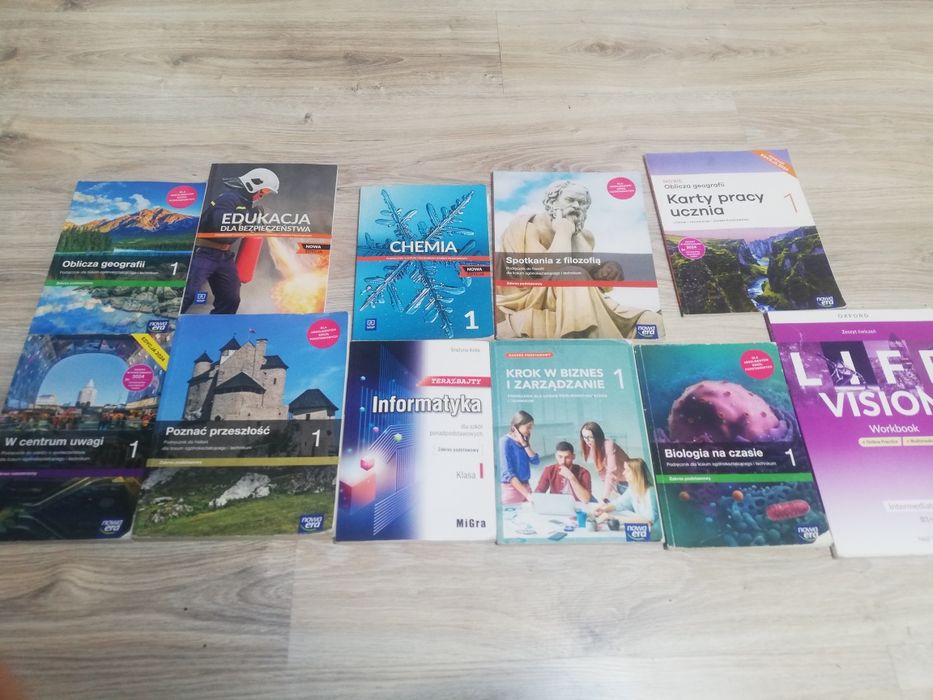Książki do 1 klasy szkoły ponadpodstawowej