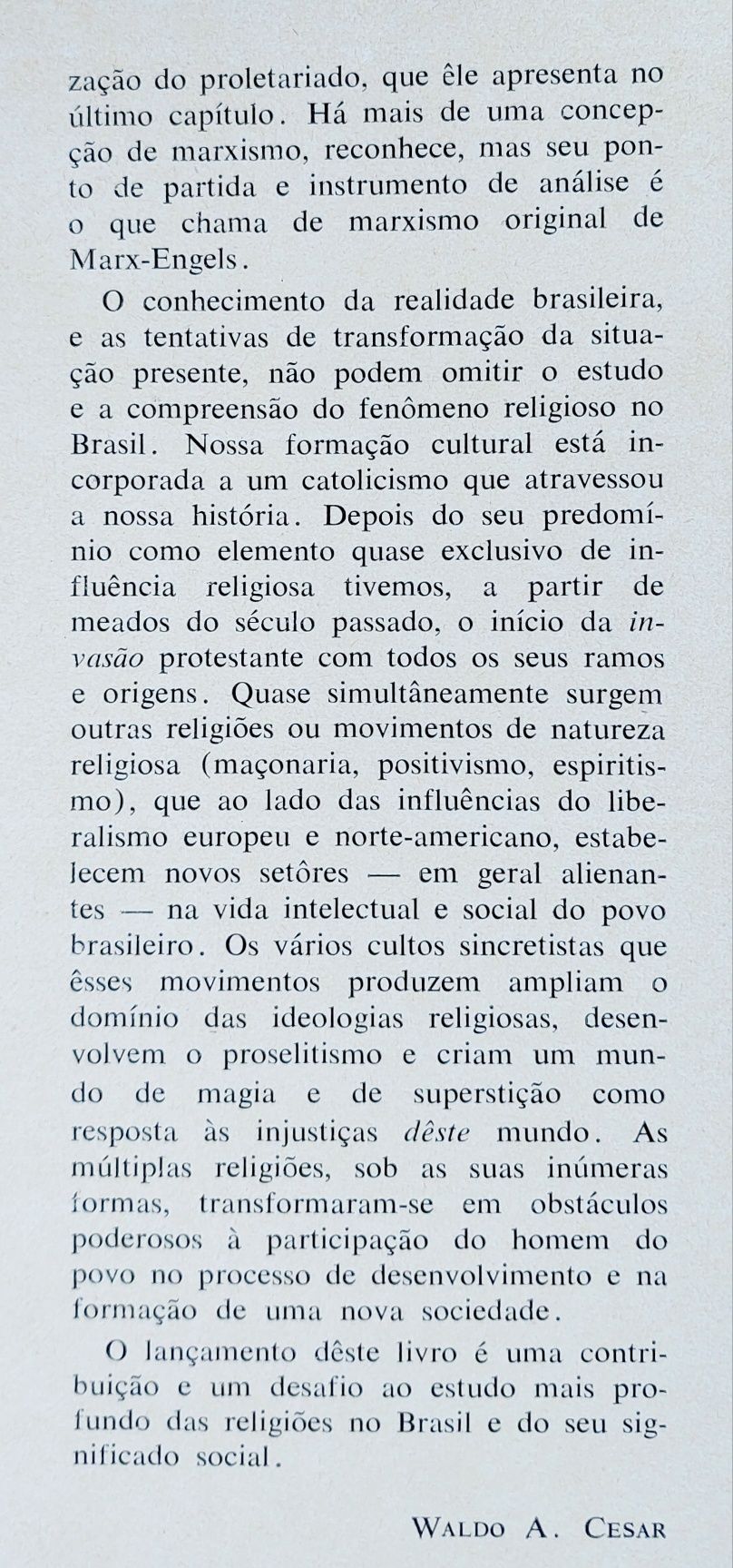 O Marxismo e as Religiões