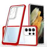 Clear 3in1 etui do Samsung Galaxy S23 Ultra silikonowy pokrowiec z ram
