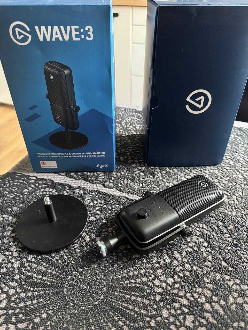 Elgato Wave 3 mikforon w idealnym stanie