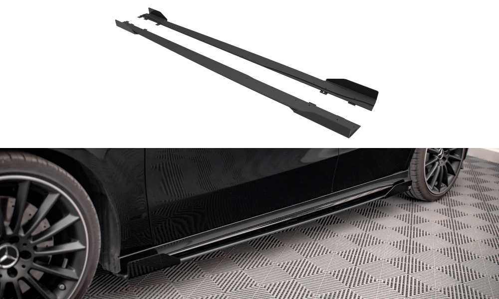 Laminas + Spliters laterais Maxton Design | Mercedes A35 AMG
