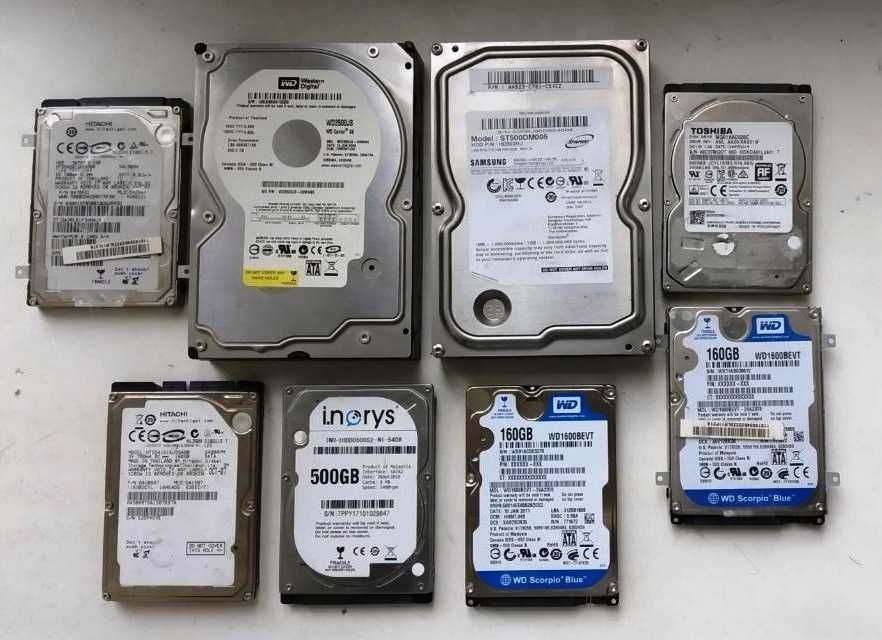 Продам жесткие диски HDD 8шт